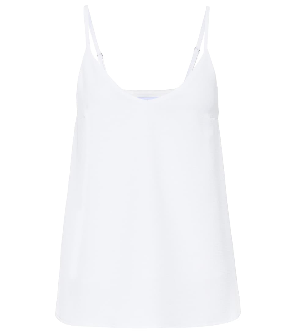 RACIL Bettina Crêpe Camisole Ivory White Slip Top - House Of Huntington