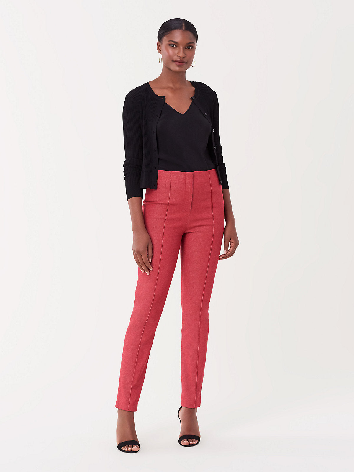 DVF Mid Rise Skinny Pants Jeans