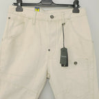 G-Star Alcatraz 3D松散的锥形Bisque Aluin帆布米色牛仔裤