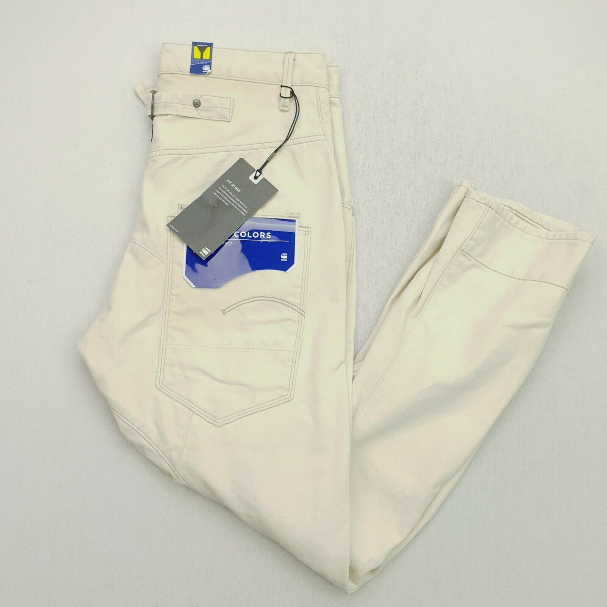 G-Star Alcatraz 3D Loose Tapered Bisque Aluin Canvas Beige Jeans