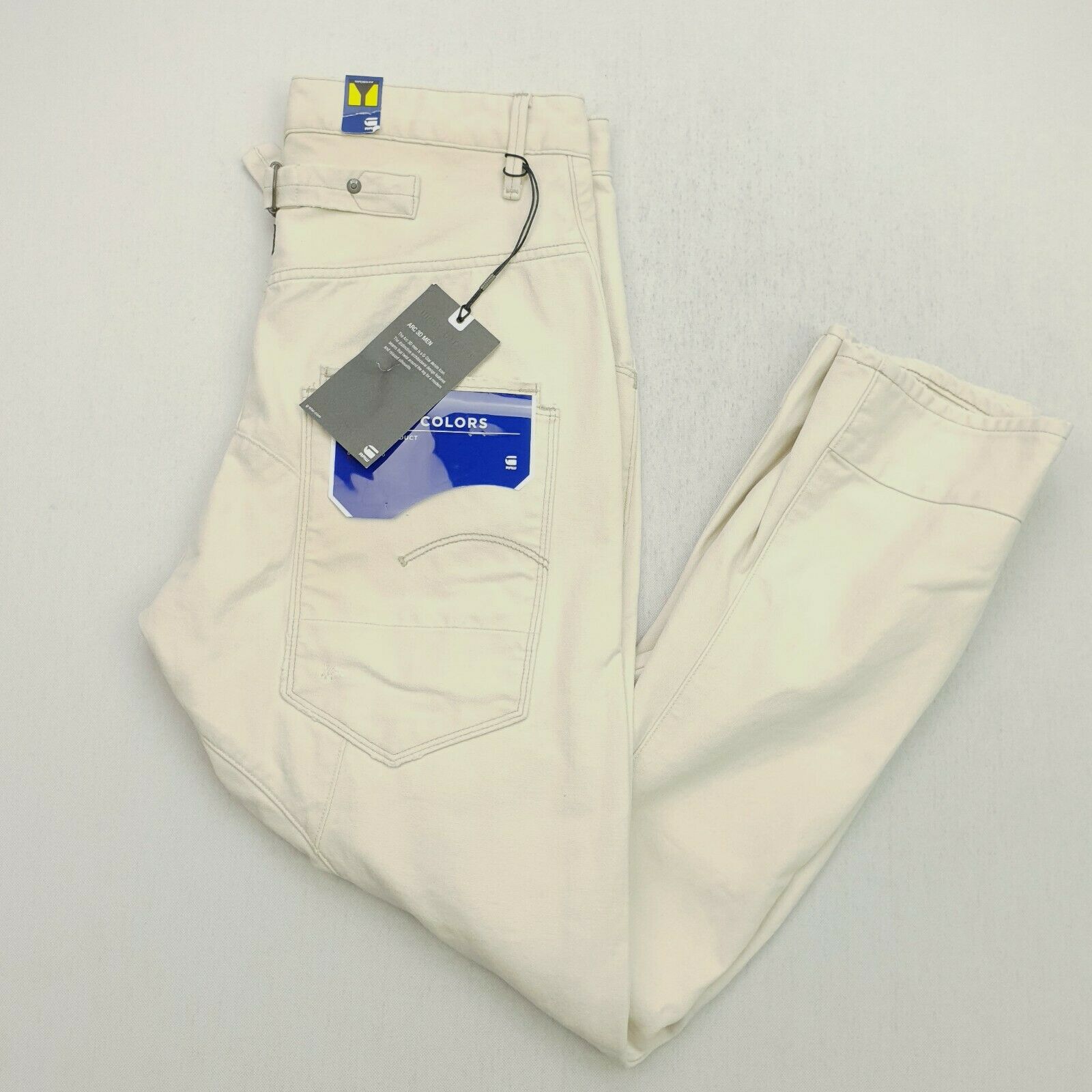 G-Star Alcatraz 3D Loose Tapered Bisque Aluin Canvas Beige Jeans