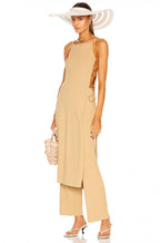 CULT GAIA Natural Sand Beige Jada Rib Knit Straight Leg Trousers - House Of Huntington