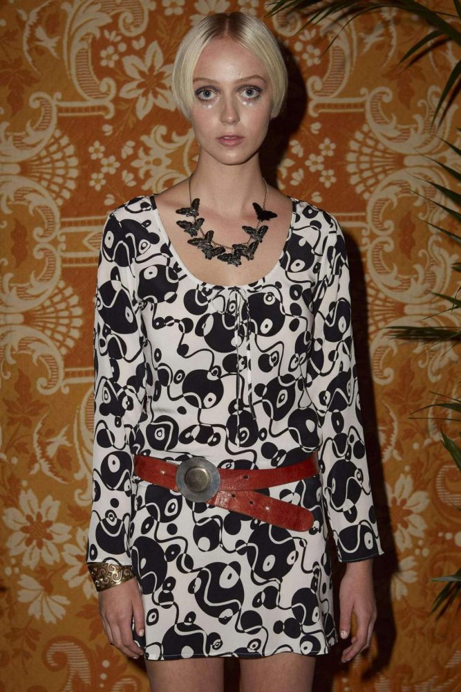 Rixo London Celeste Psychedelic Monochrome Klimt Silk Summer Mini Dress - House Of Huntington